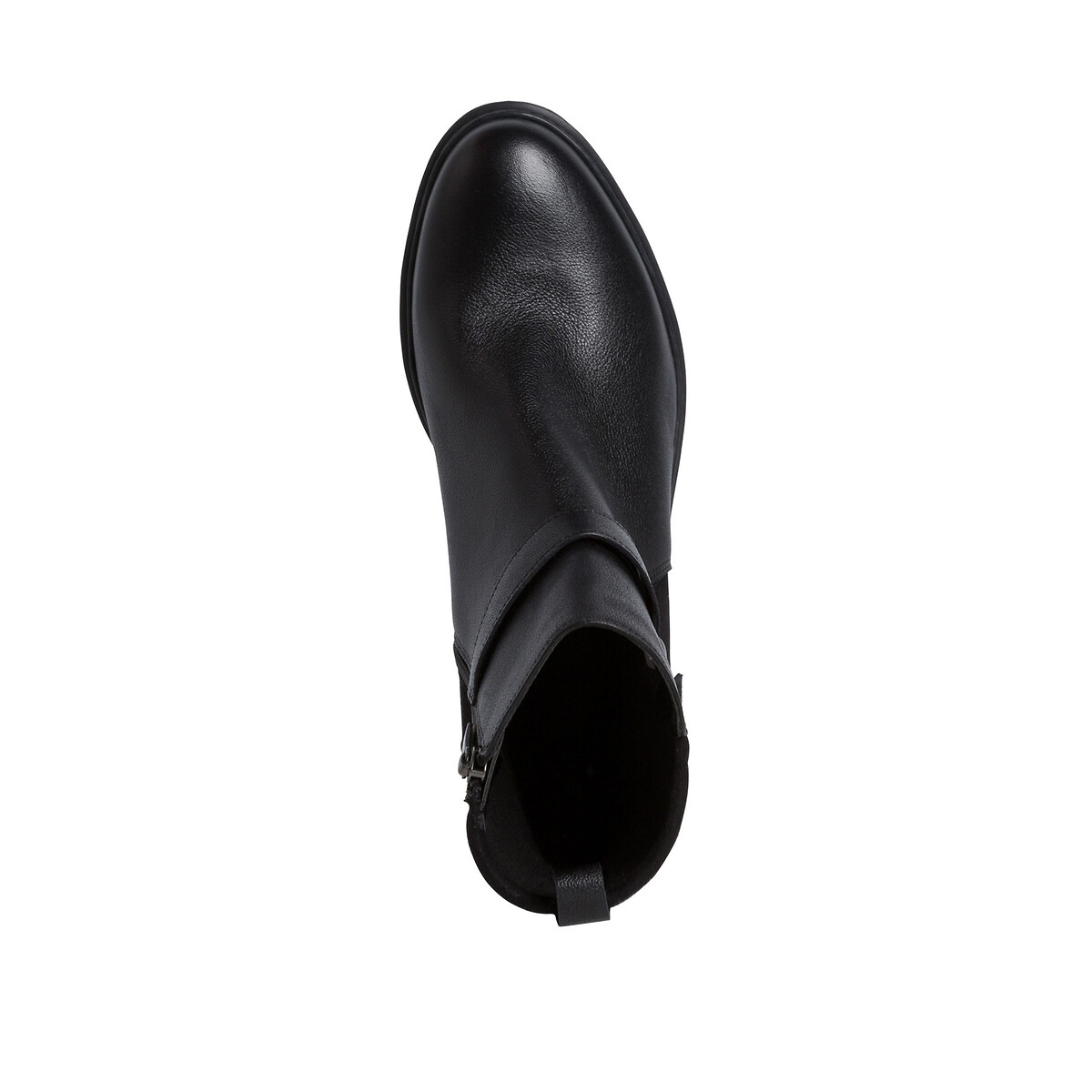 Ботинки LaRedoute Из кожи с пряжкой 38 черный, размер 38 - фото 3
