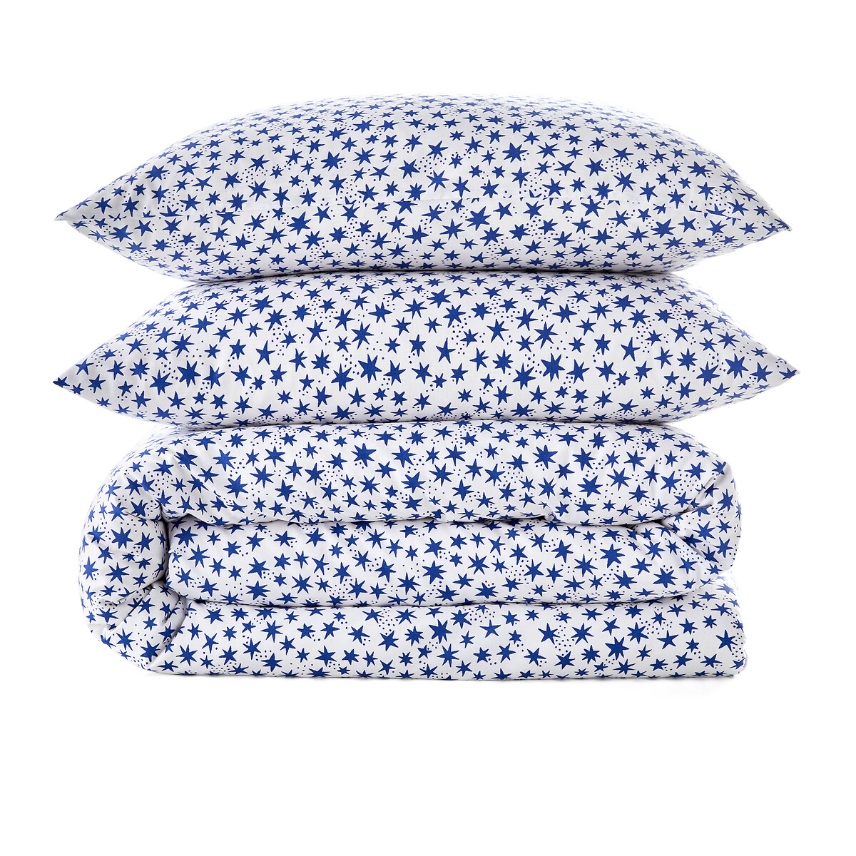 

Постельное LaRedoute, Синий, Постельное белье из хлопка Nuria 200 x 200 см синий