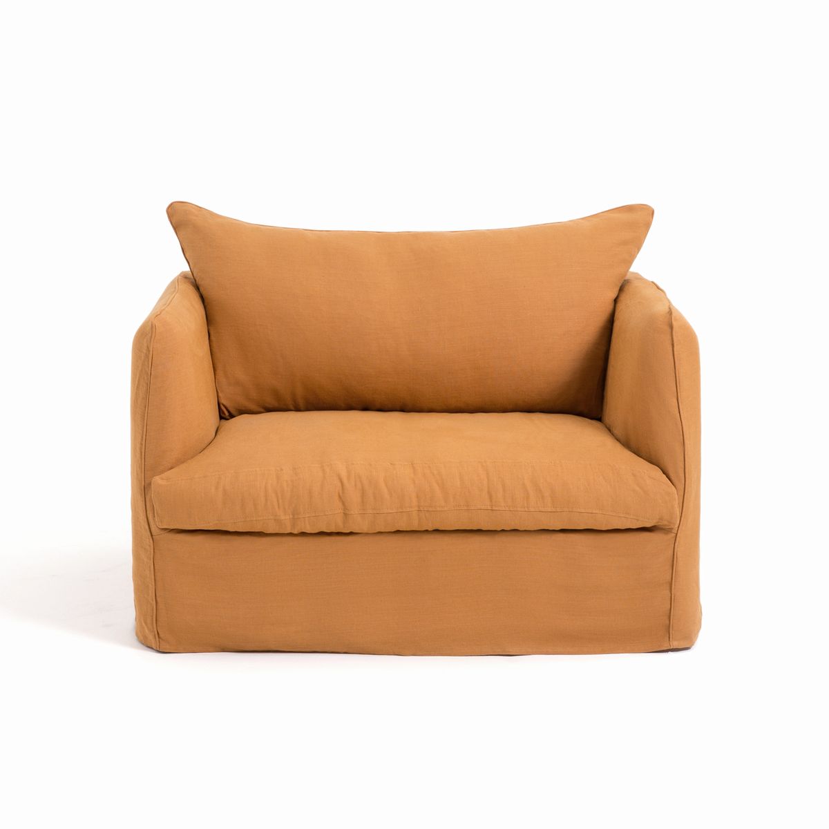 Fauteuil XL convertible lin froissé, Neo Chiquito