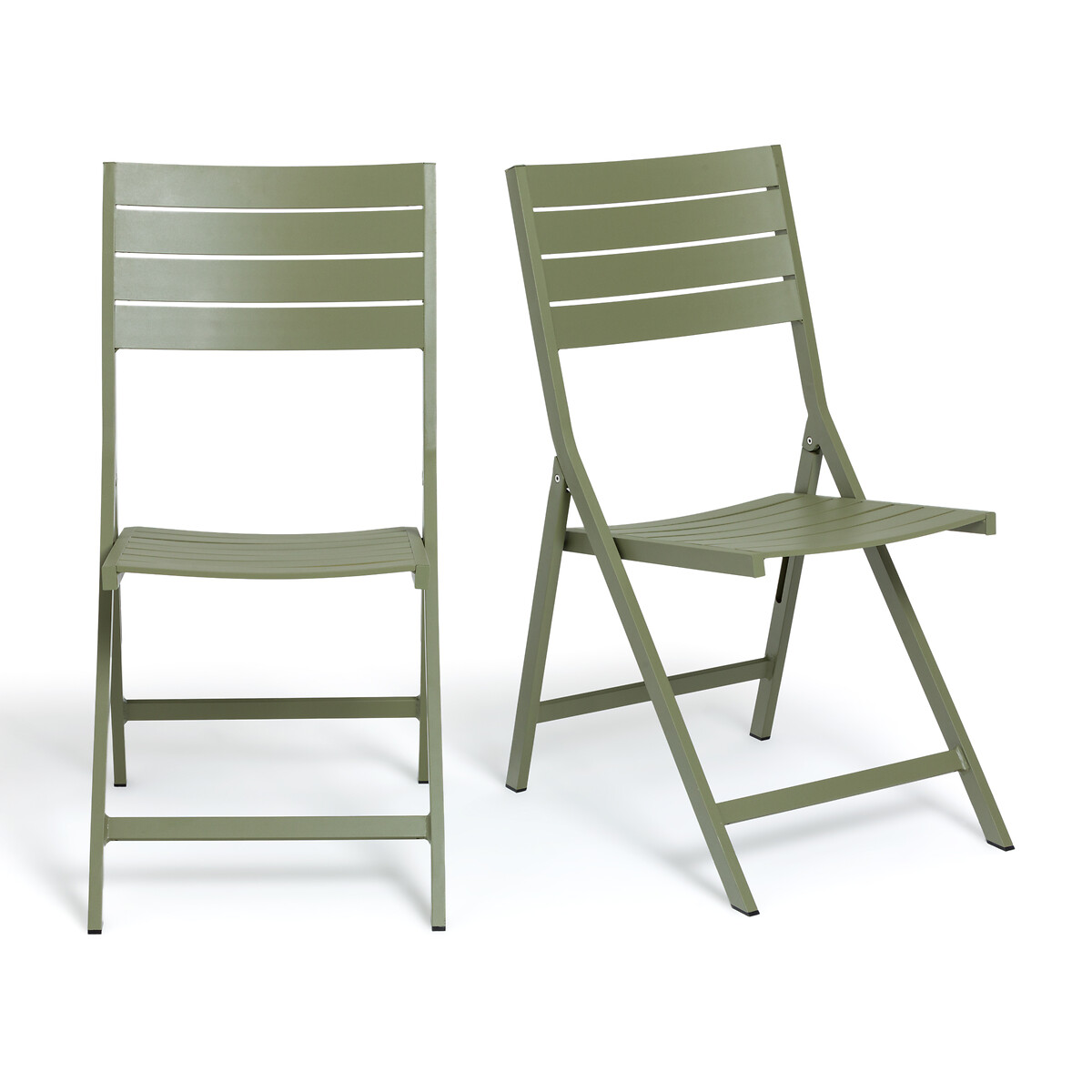 Комплект из 2 стульев из Алюминия Zapy единый размер зеленый