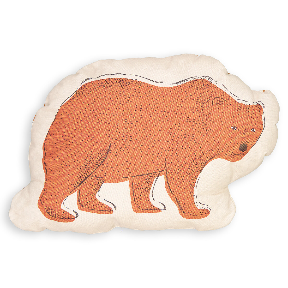 Подушка-медведь Terre Sauvage единый размер желтый