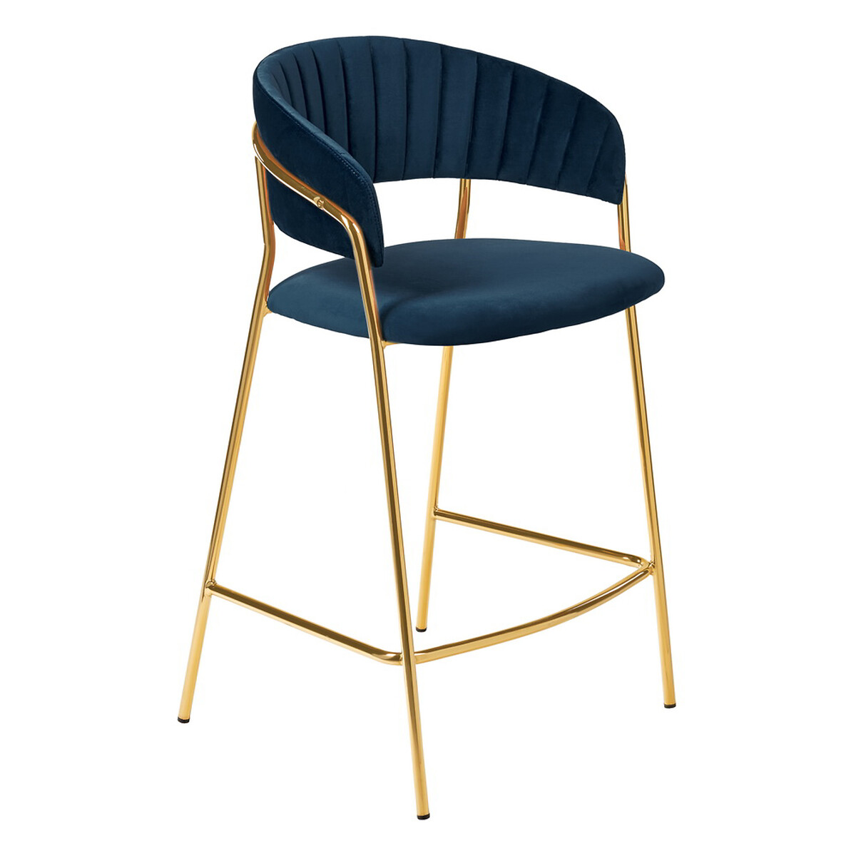 Стул полубарный Turin единый размер синий стул bradex полубарный turin бирюзовый с золотыми ножками