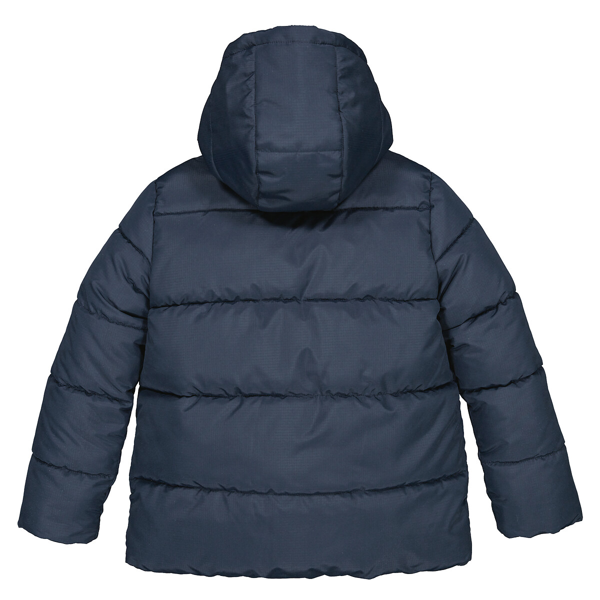 Куртка Стеганая утепленная с капюшоном флисовая подкладка 10 лет - 138 см синий LaRedoute, размер 10 лет - 138 см - фото 4