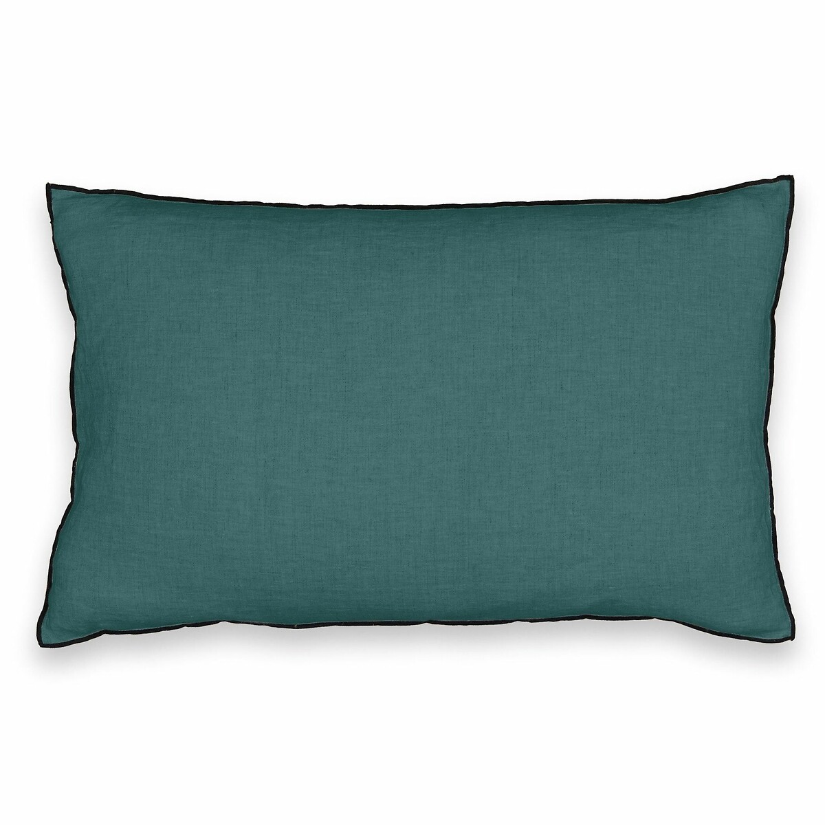 Чехол LaRedoute На подушку 100 стираный лен ELina 60 x 40 см зеленый, размер 60 x 40 см - фото 3