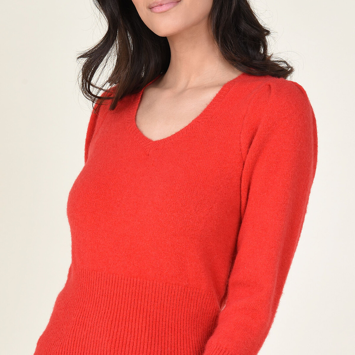 Пуловер MOLLY BRACKEN Приталенного покроя рукава с напуском XS красный, размер XS - фото 3