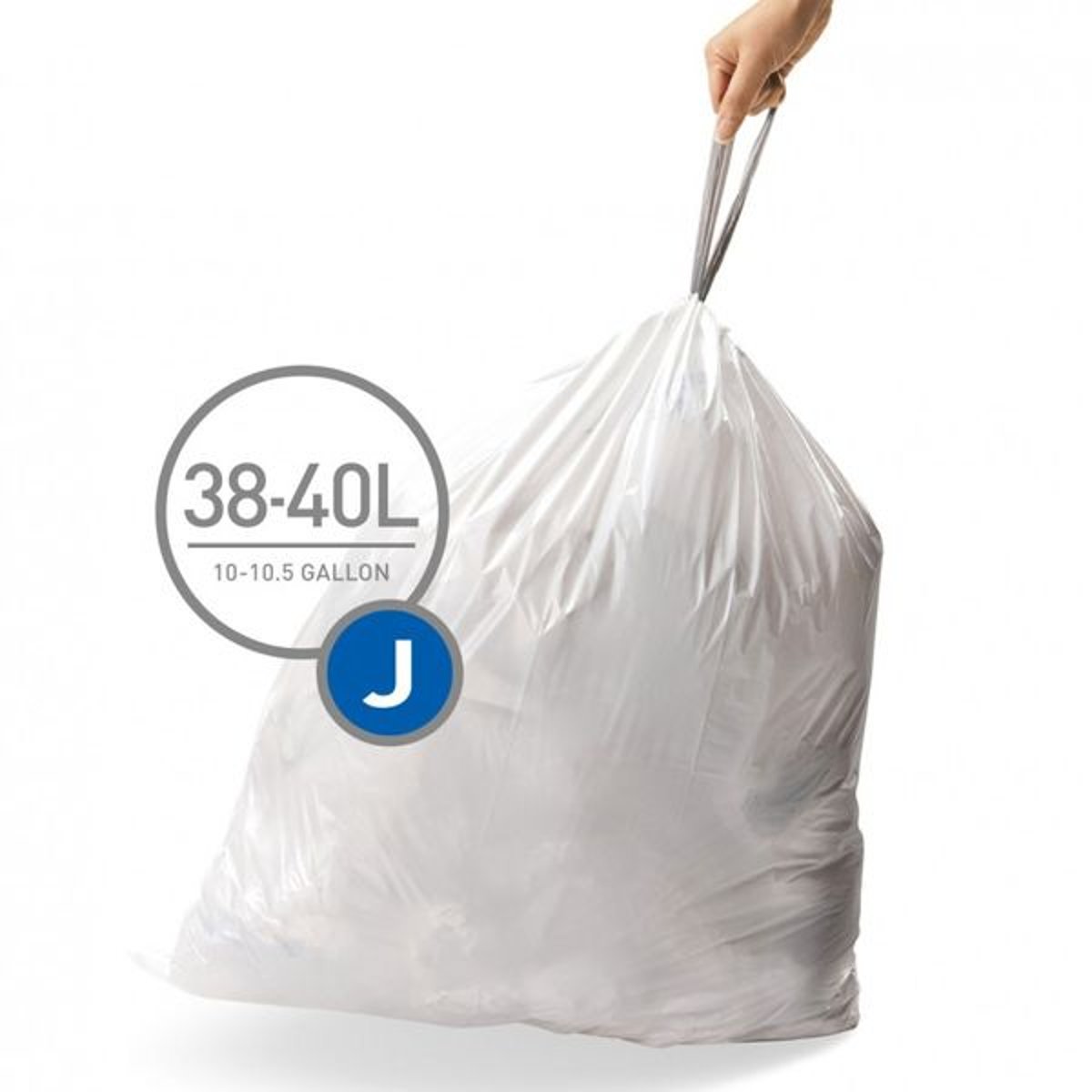 simplehuman - lot de 100 sacs poubelles de 38/40l - cw0238