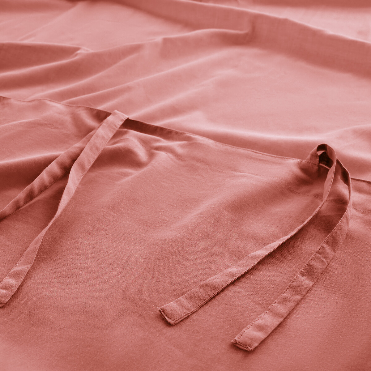 Занавеска LaRedoute С завязками из 100 хлопка Scenario 180 x 135 см розовый, размер 180 x 135 см - фото 3