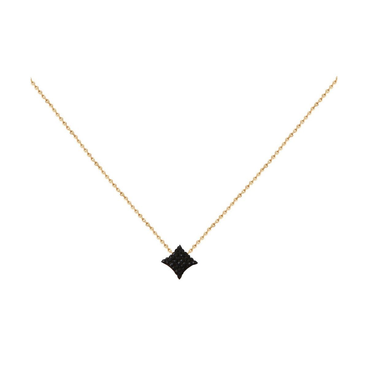 Collier doré Jet Poker Diamonds