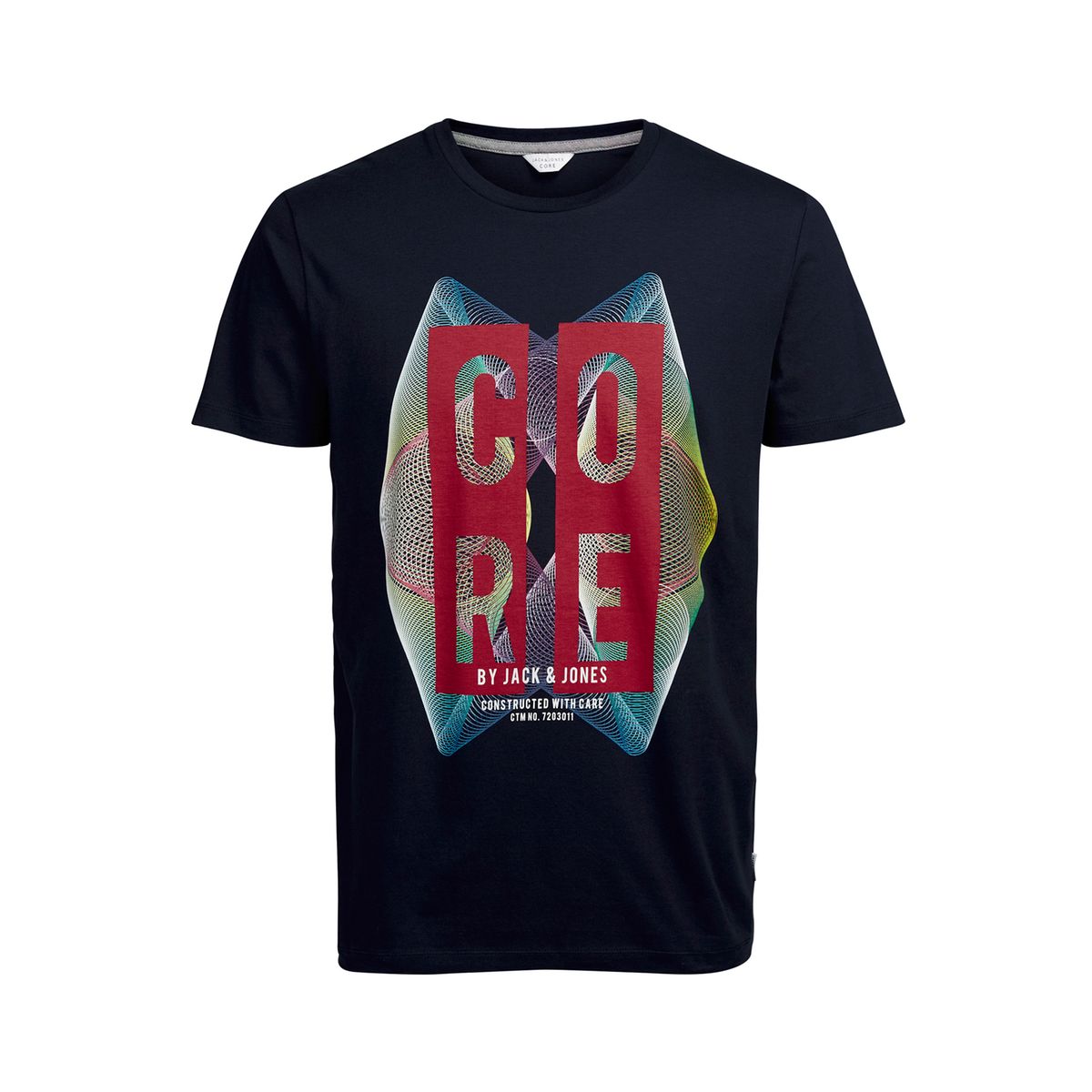 Tee shirt col rond, manches courtes