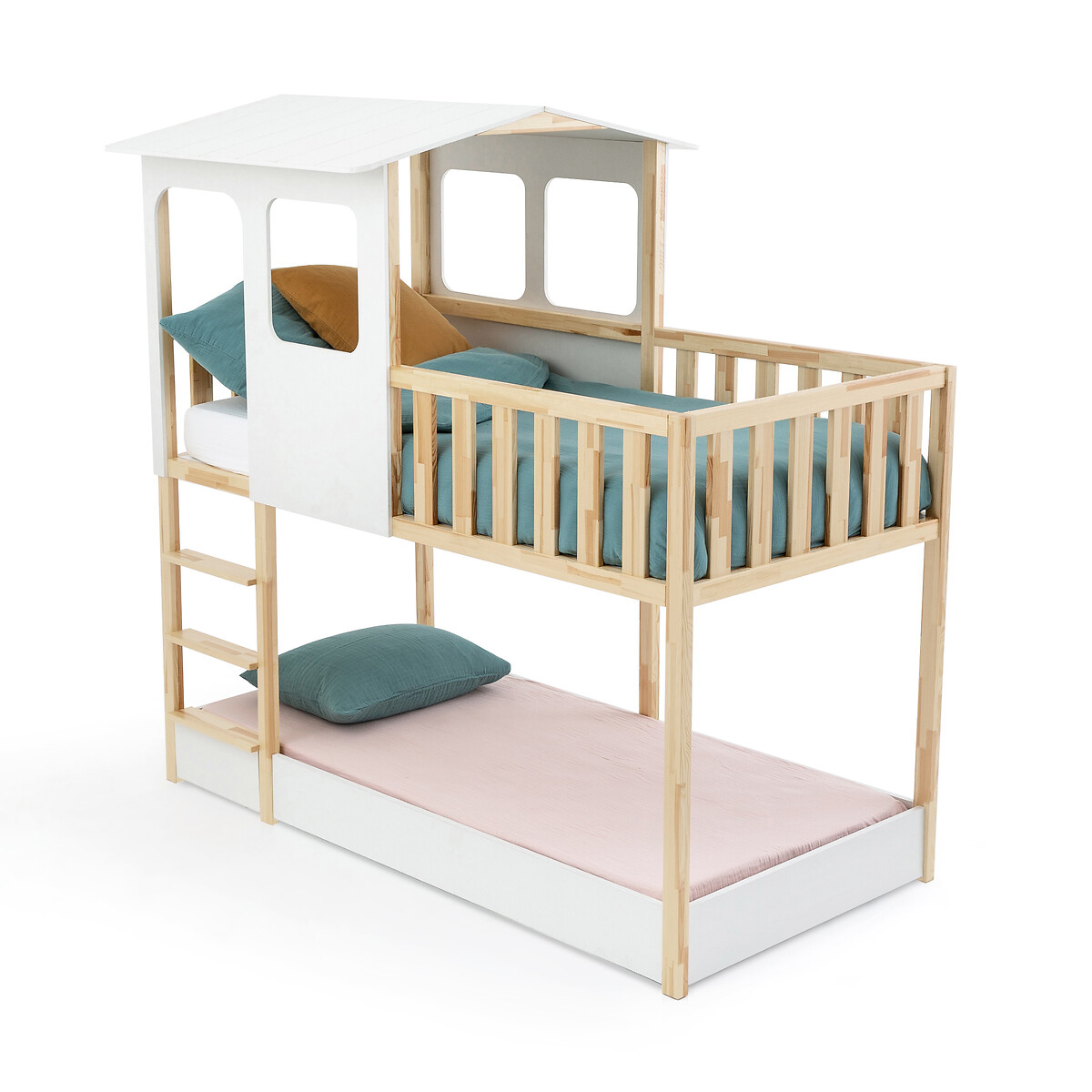 Кровать La Redoute Детская Sebara 90 x 190 см белый, размер 90 x 190 см - фото 3