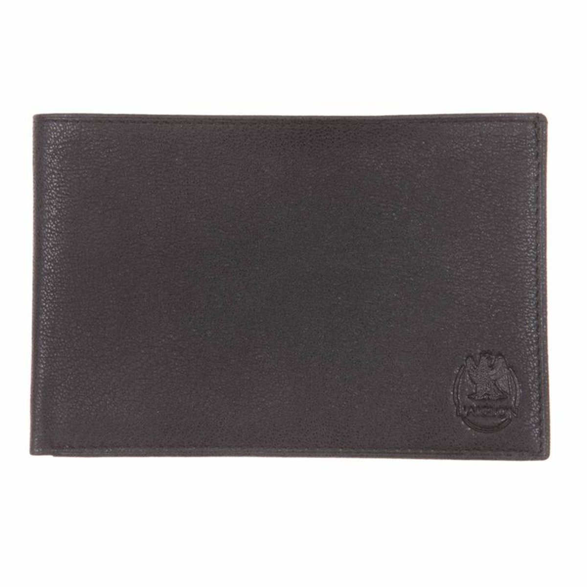 Portefeuille extra plat 10 cartes en cuir grainé vieilli