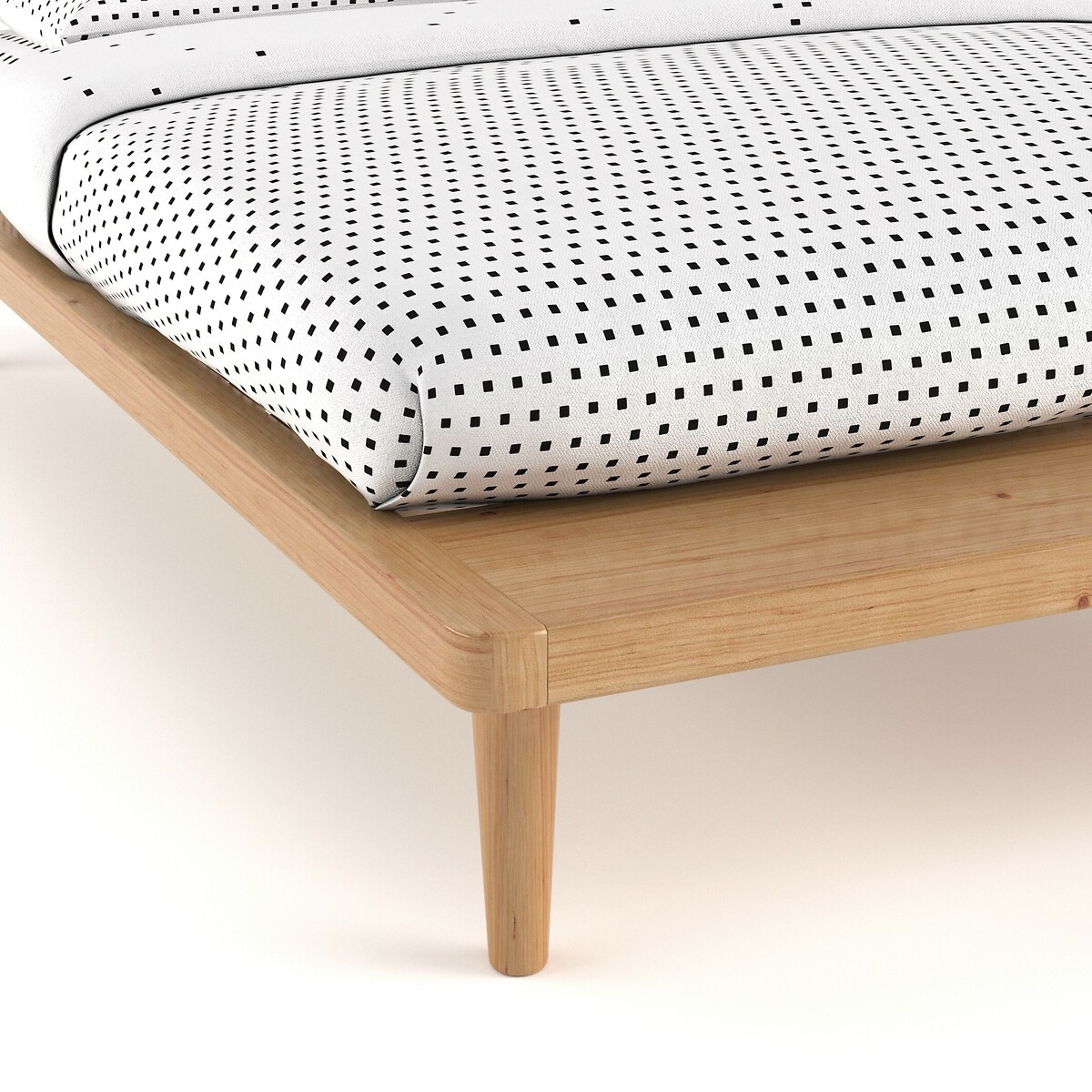 Кровать La Redoute С платформой из массива сосны  кроватное основание Jimi 160 x 200 см каштановый, размер 160 x 200 см - фото 5