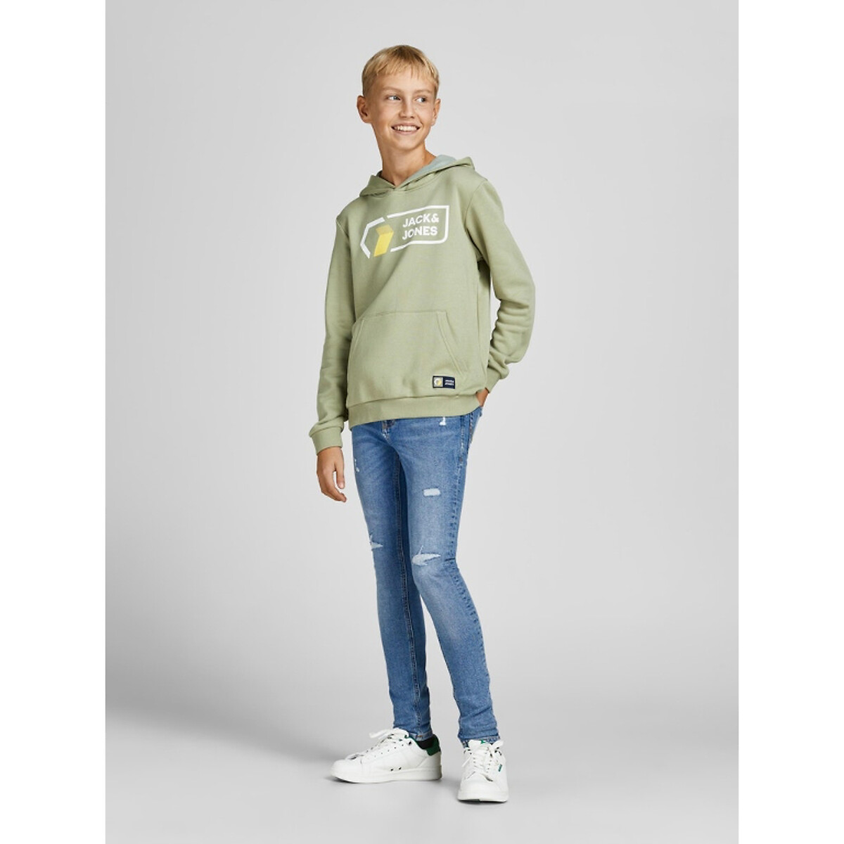 Джинсы JACK & JONES JUNIOR Джинсы Скинни 10 синий, размер 10 - фото 2