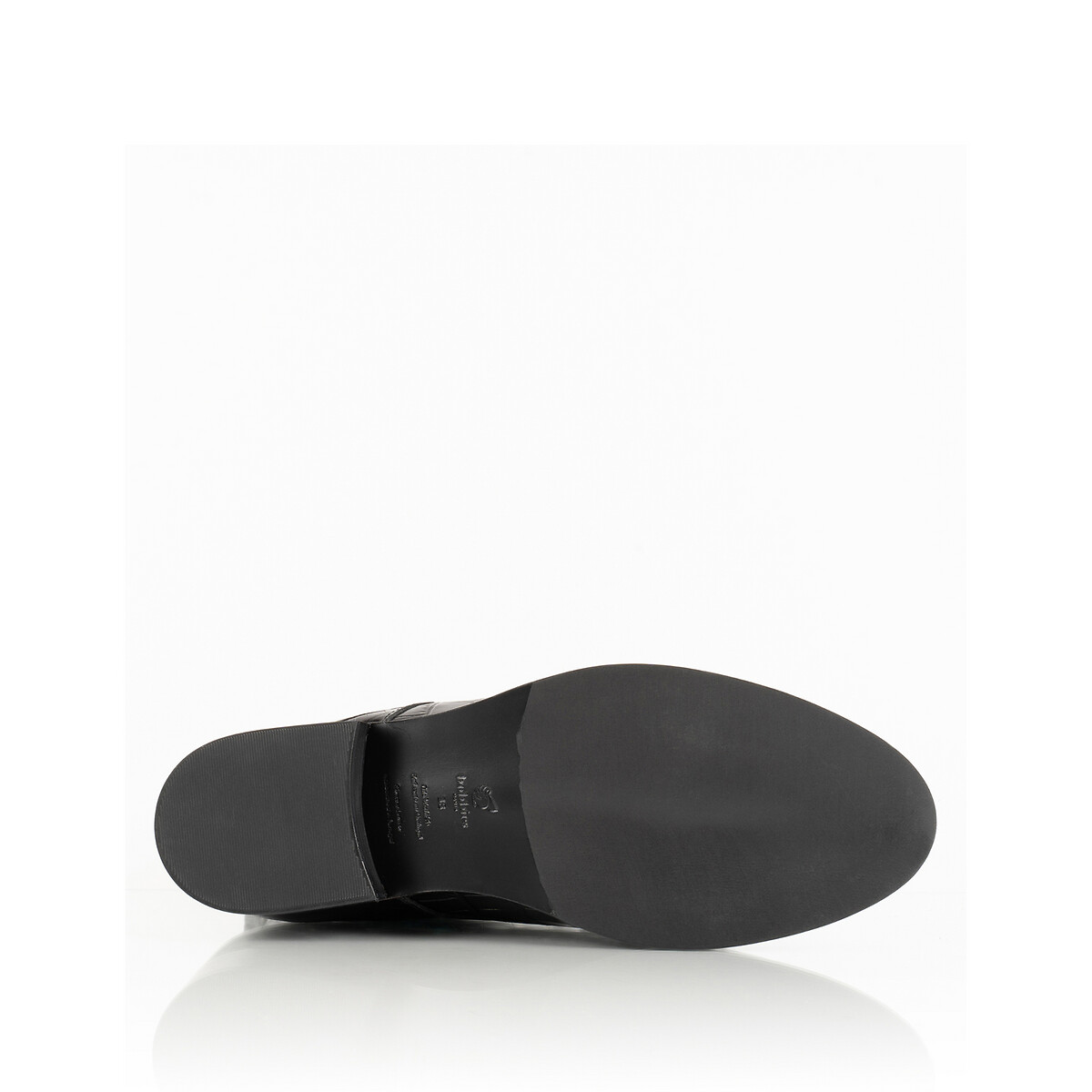 Ботинки LaRedoute С эффектом кожи питона 36 черный, размер 36 - фото 4