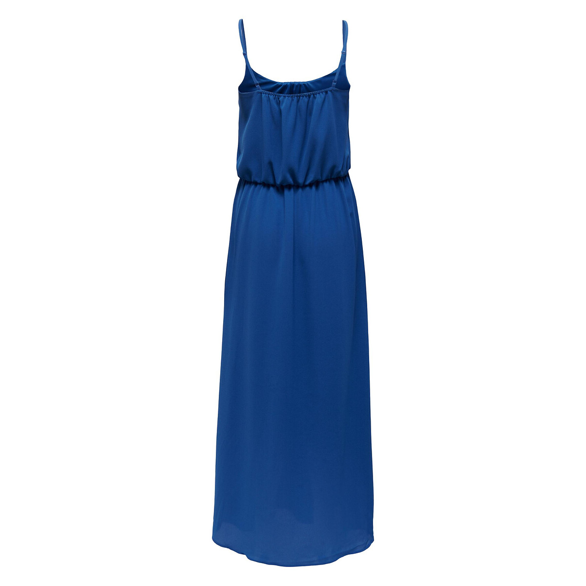 Платье Длинное с тонкими бретелями 46 синий LaRedoute, размер 46 - фото 4