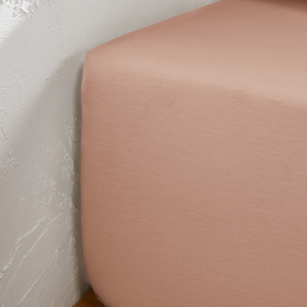 Простыня Натяжная детская из хлопковой фланели Clara 90 x 190 см розовый LaRedoute, размер 90 x 190 см - фото 2