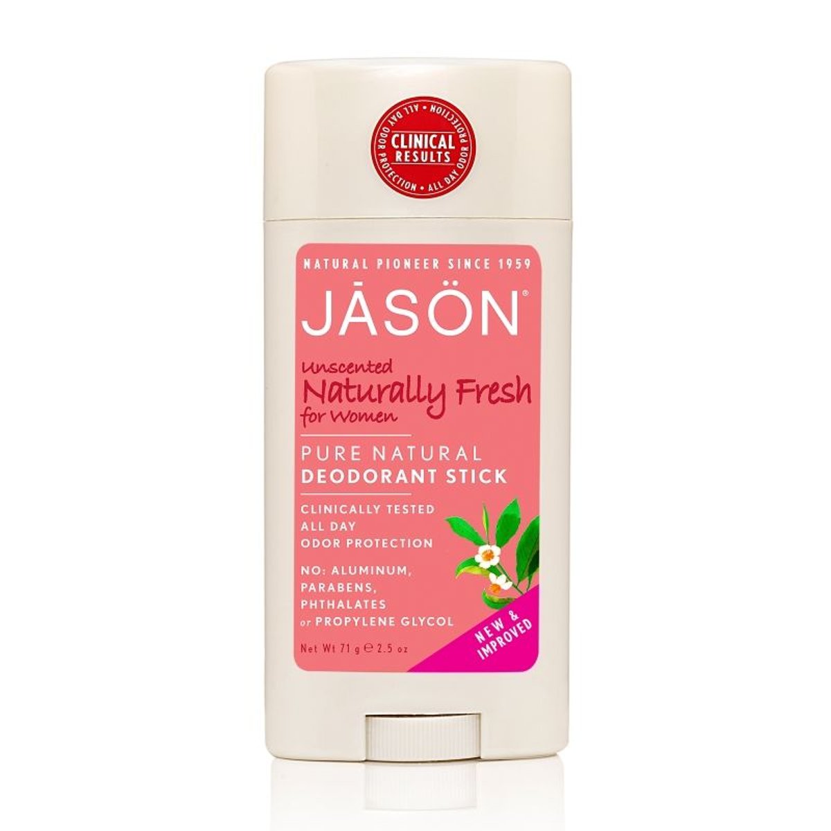 Unscented Naturally Fresh Pure Natural Déodorant Stick Sans Odeur Femme 75g
