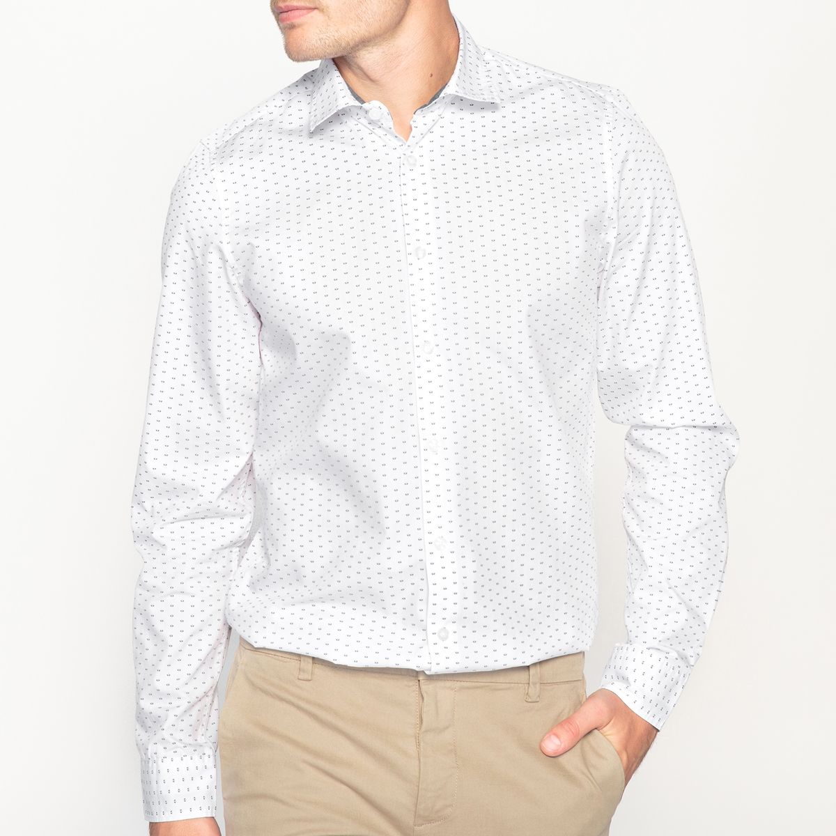 Chemise slim imprimée