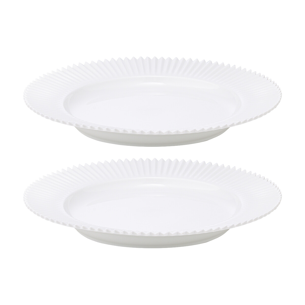 Набор из двух тарелок белого цвета из коллекции Edge 26см единый размер белый