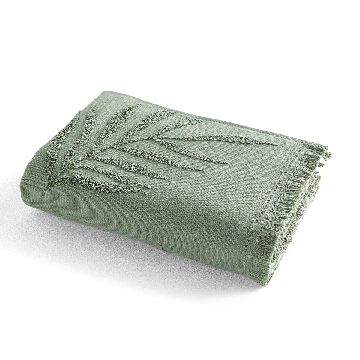 Полотенце махровое из ткани букле 500 гм Jobe  50 x 100 см зеленый