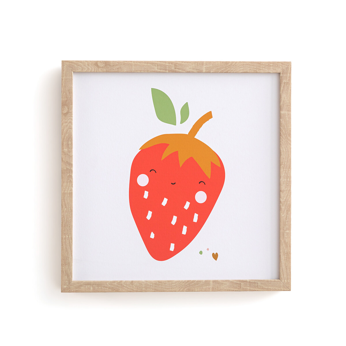 Рамка LaRedoute Детская с рисунком клубника Fruta единый размер разноцветный - фото 2