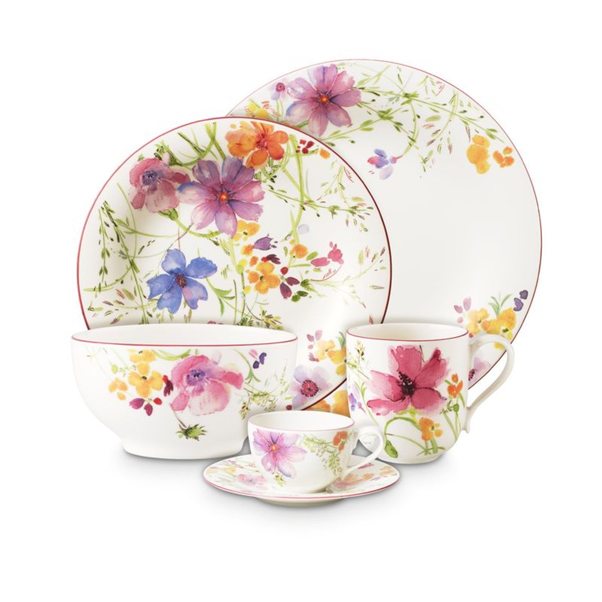 Assiette à dessert Mariefleur Basic
