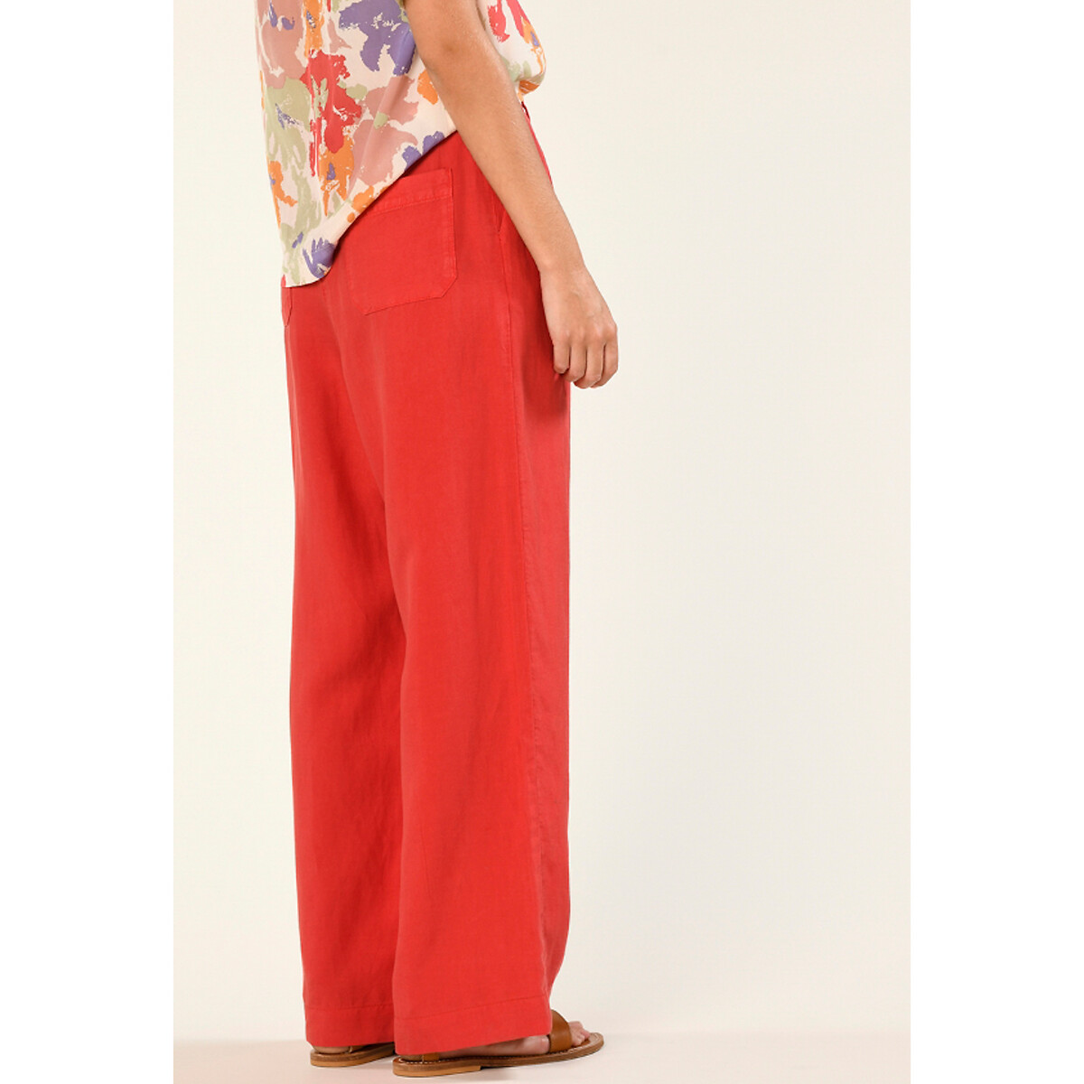 

Брюки LaRedoute, Красный, Широкие LOLA 40 (FR) - 46 (RUS) красный