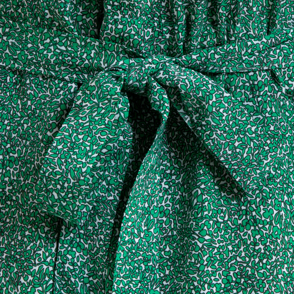 Платье La Redoute С запахом с короткими рукавами PERRINE 36 (FR) - 42 (RUS) зеленый, размер 36 (FR) - 42 (RUS) С запахом с короткими рукавами PERRINE 36 (FR) - 42 (RUS) зеленый - фото 4