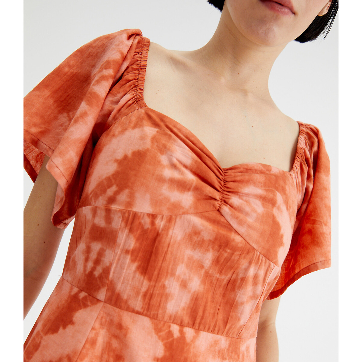 Платье Длинное с принтом XL оранжевый LaRedoute, размер XL - фото 2