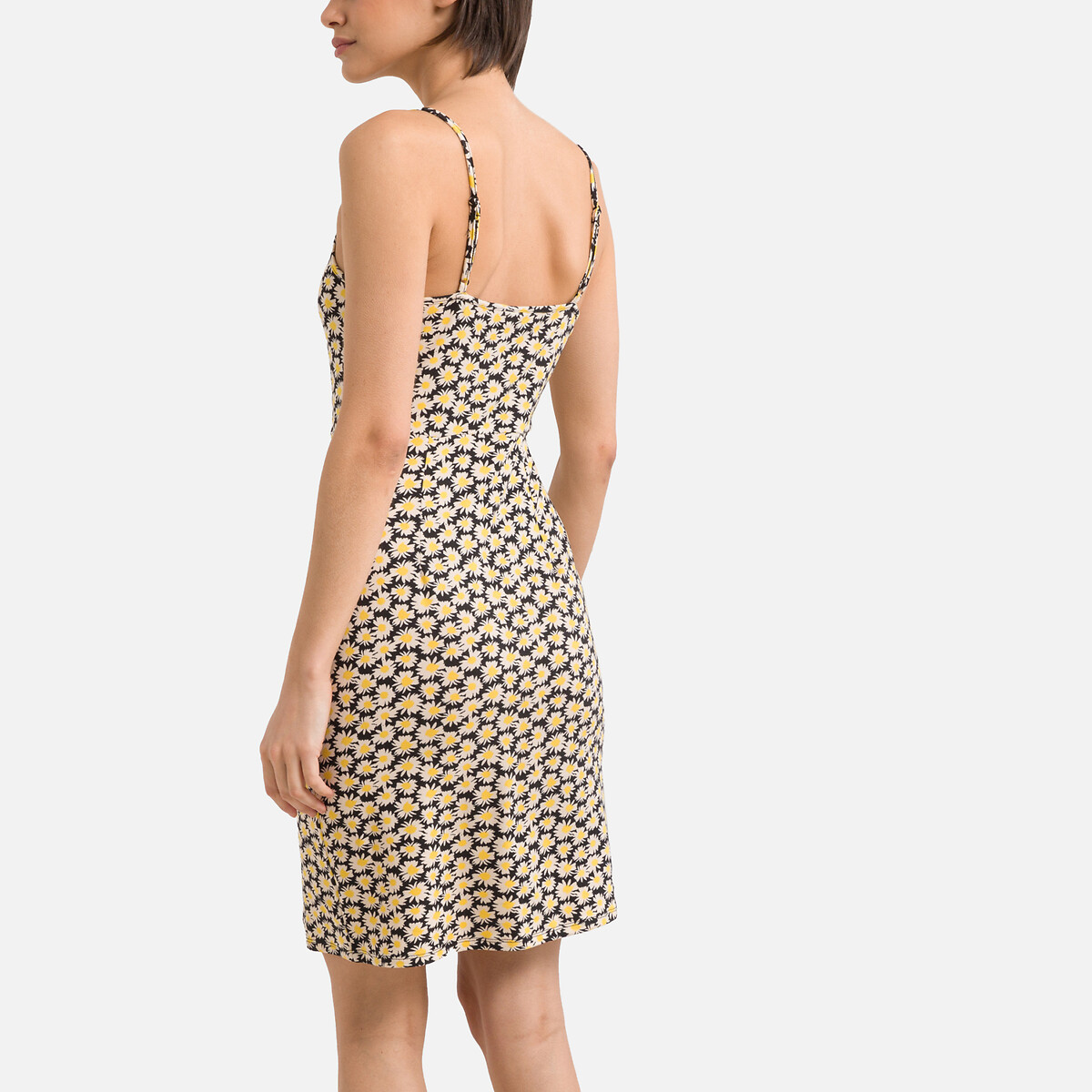 Платье Короткое с цветочным принтом XS разноцветный LaRedoute, размер XS - фото 4
