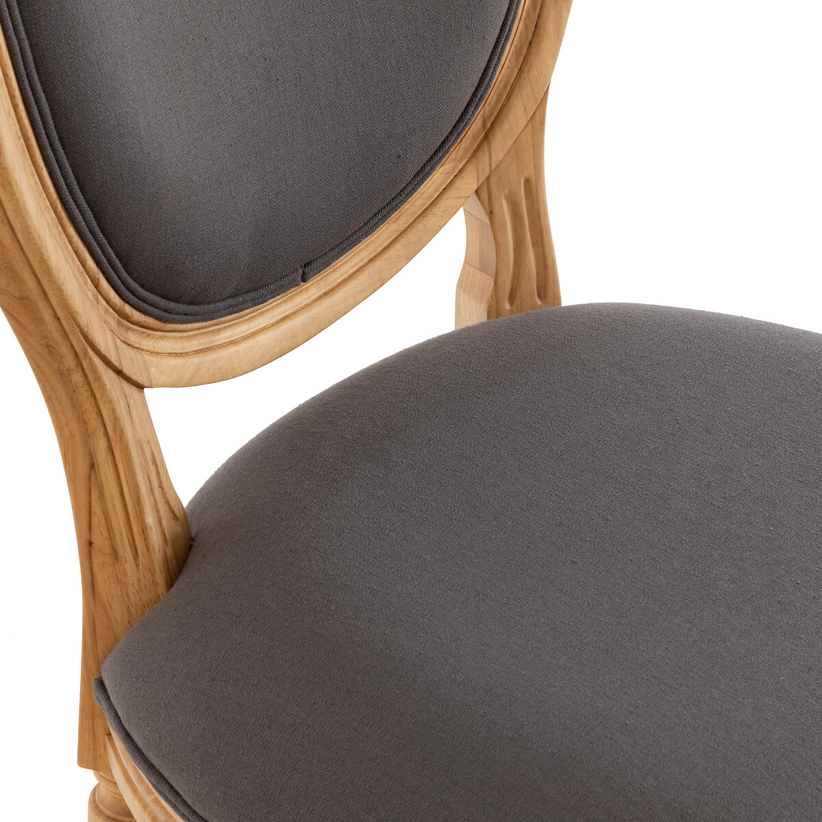 Комплект из  стульев Nottingham La Redoute В стиле Людовика XVI единый размер серый - фото 3