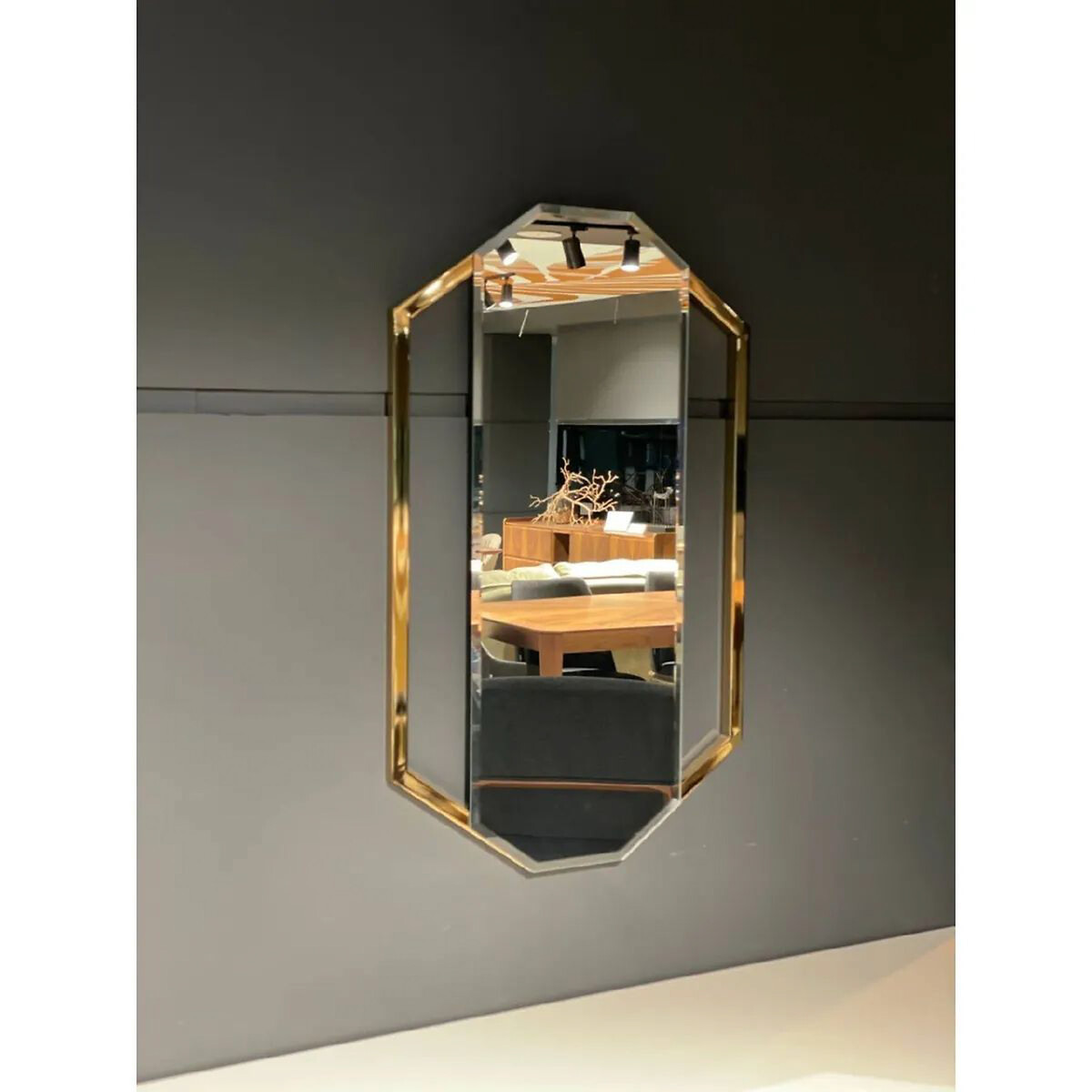 Зеркало Lorenta единый размер золотистый LaRedoute - фото 2