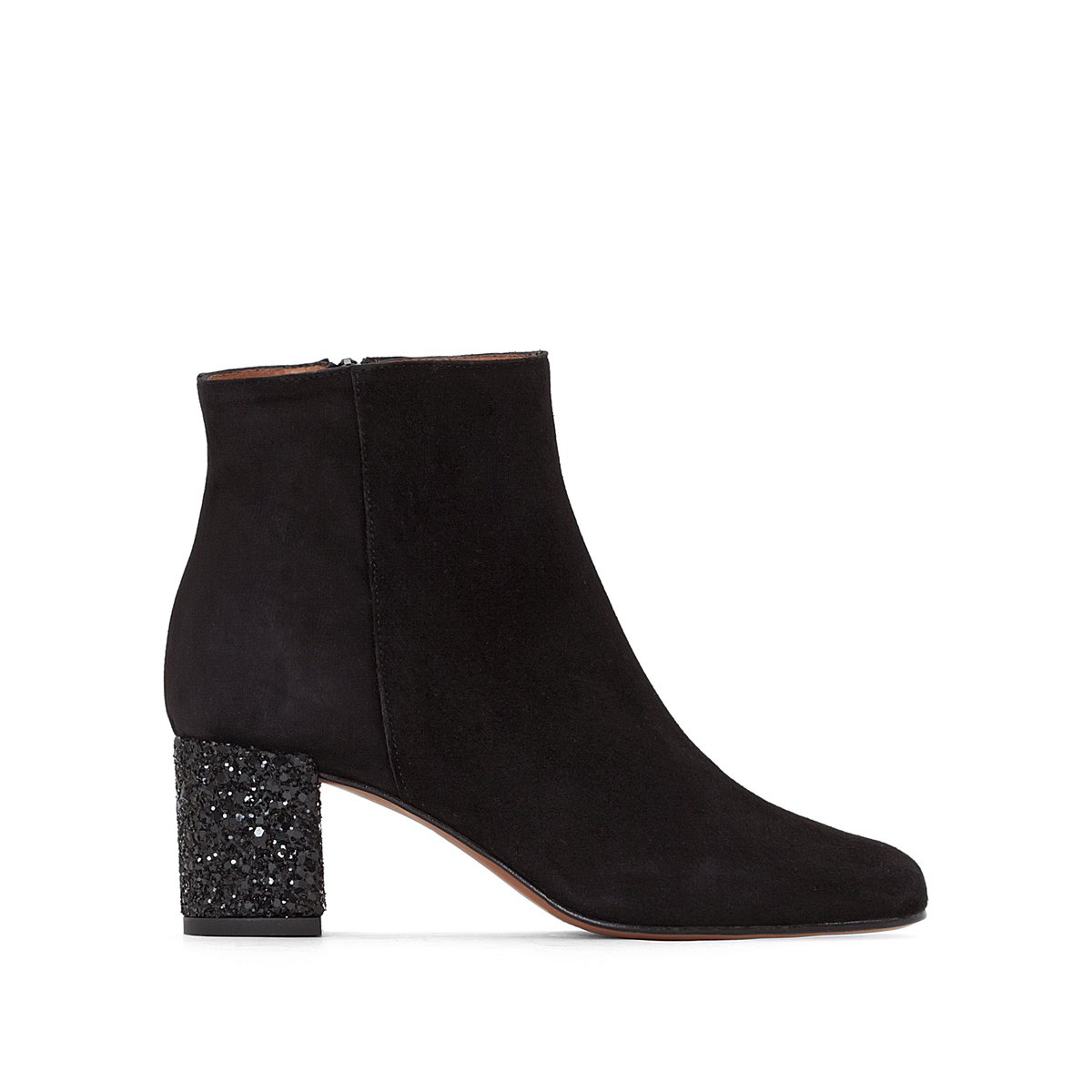 

Ботильоны кожаные на каблуке Darrus Exclusivité La Redoute