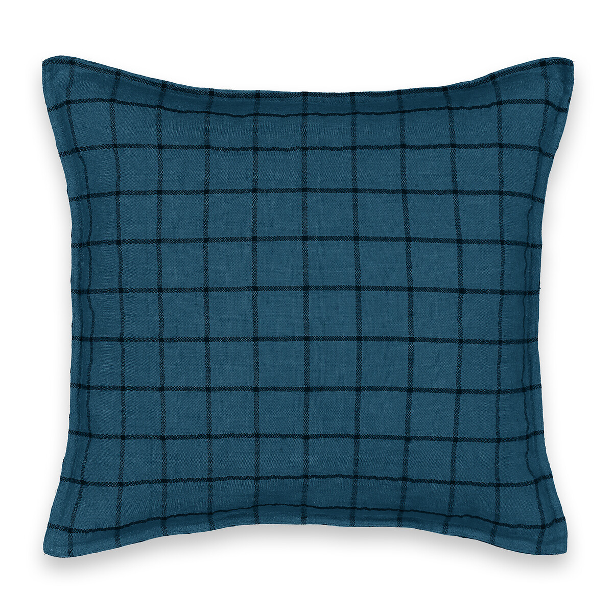 Чехол На подушку из льна Barley 45 x 45 см синий