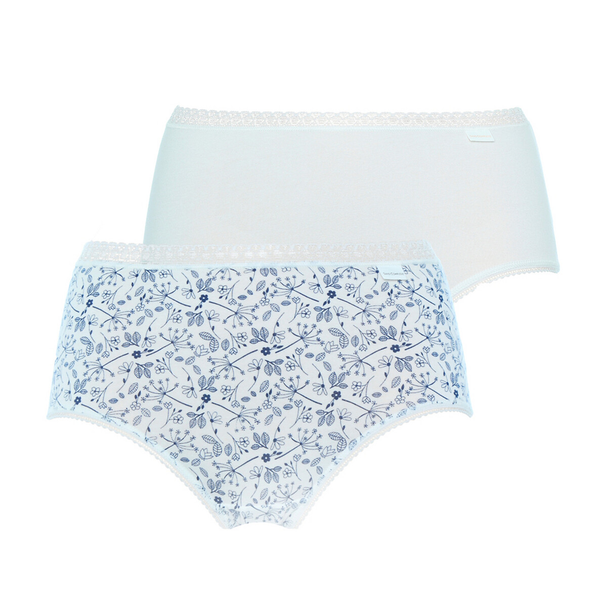 

Комплект из 2 трусов-слипов Midi LaRedoute, Белый, Classique Coton 44 (FR) - 50 (RUS) белый