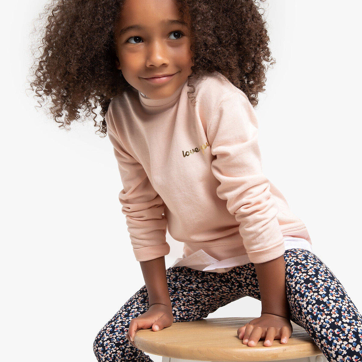 

Свитшот LA REDOUTE COLLECTIONS, Розовый, Свитшот С эффектом 2 в 1 3-12 лет 12 лет -150 см розовый