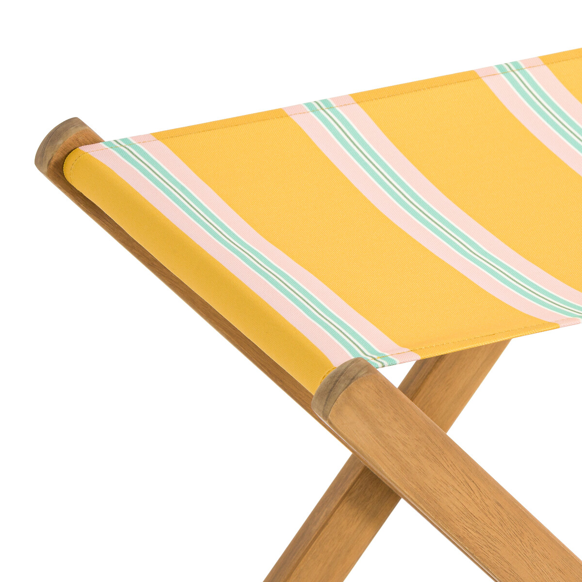 Кресло режиссерское из акации и ткани Veniza  единый размер желтый LaRedoute - фото 5
