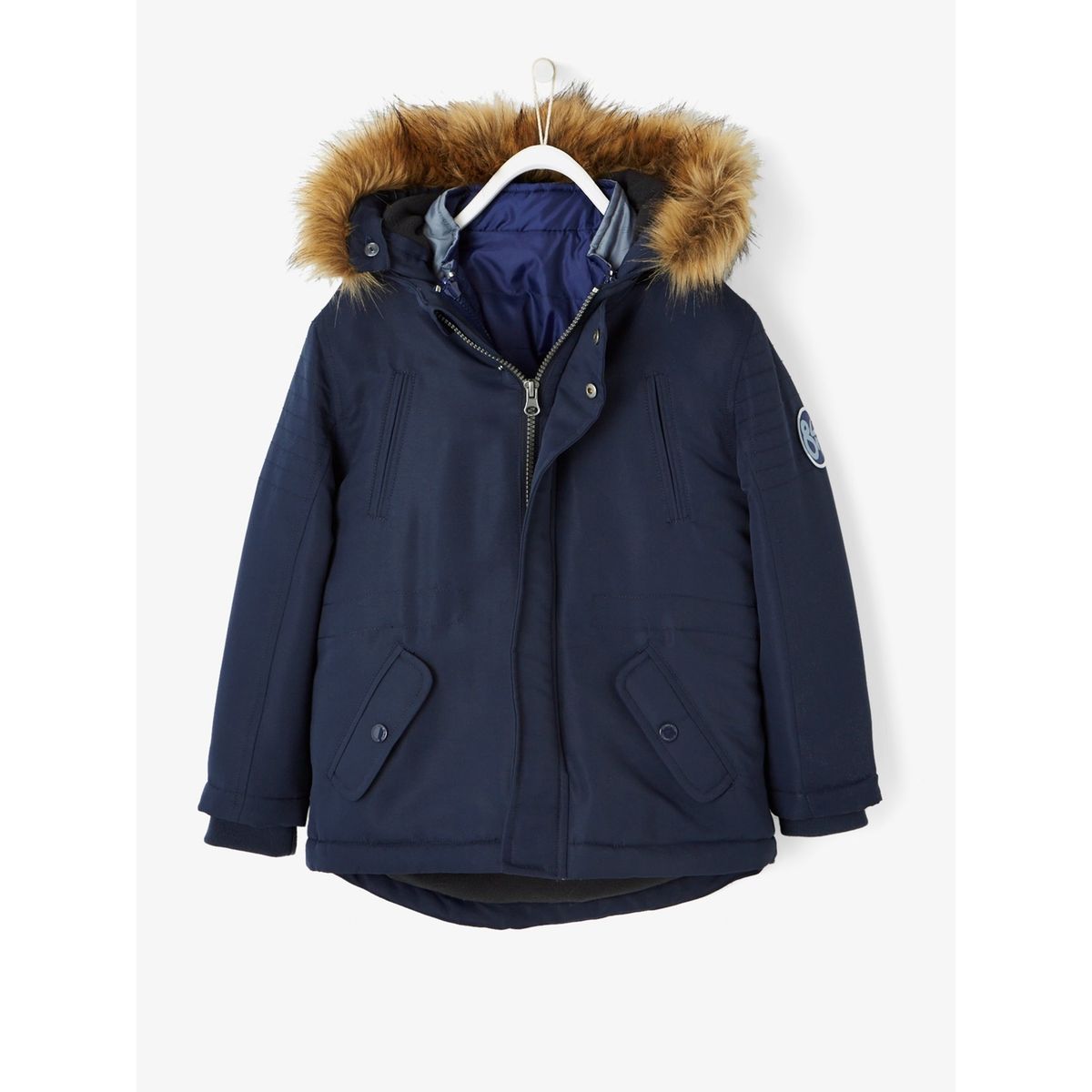 Parka garçon 4 en 1 doublée polaire