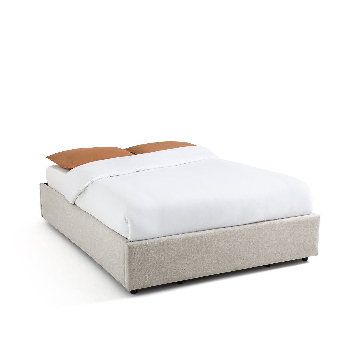 Кровать С реечным дном и ящиком внутри Papilla 160 x 200 см бежевый LaRedoute, размер 160 x 200 см - фото 2