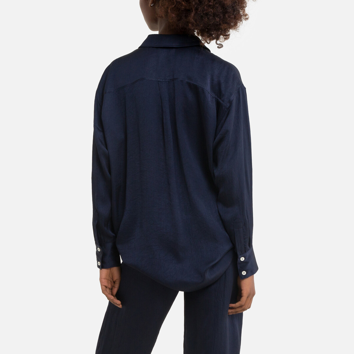 Рубашка LaRedoute С длинными рукавами WIDLAND M/L синий, размер M/L С длинными рукавами WIDLAND M/L синий - фото 4