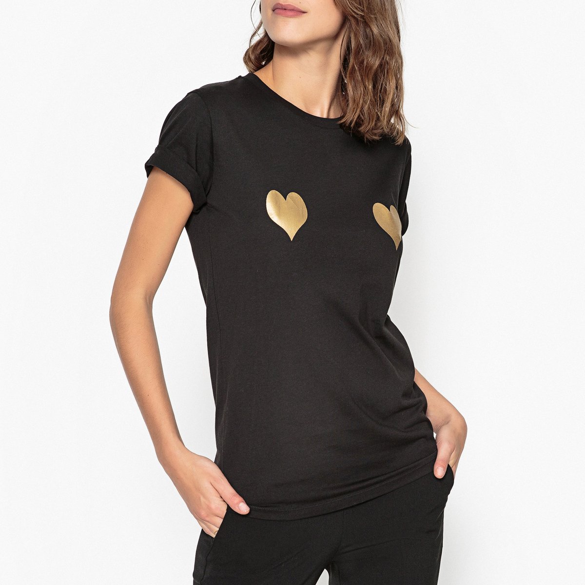 

Футболка с рисунком сердец Эксклюзив Brand Boutique