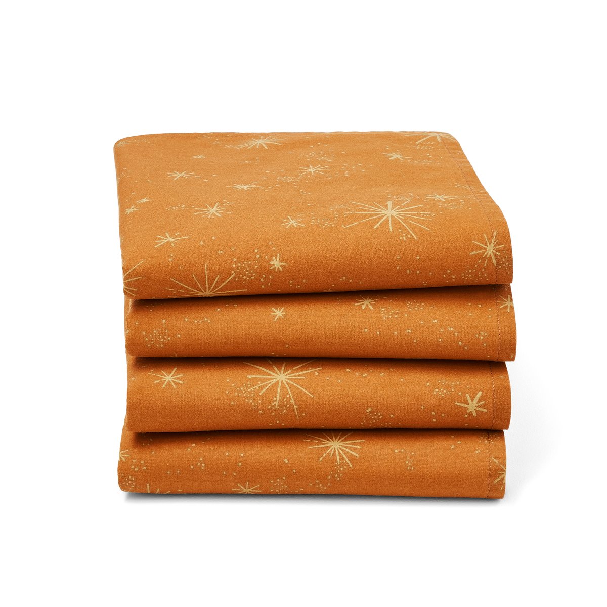 

Комплект из 4 столовых салфеток LA REDOUTE INTERIEURS, Каштановый, Из стираного хлопка Twinkle 45 x 45 см каштановый