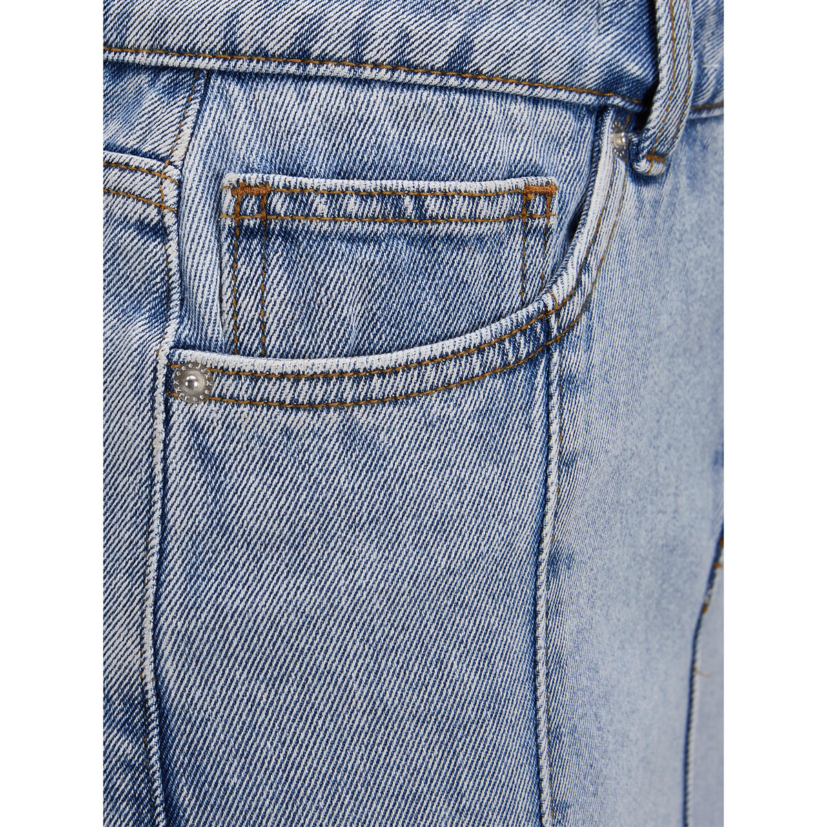 Юбка Короткая джинсовая высокий пояс S синий LaRedoute, размер S - фото 5