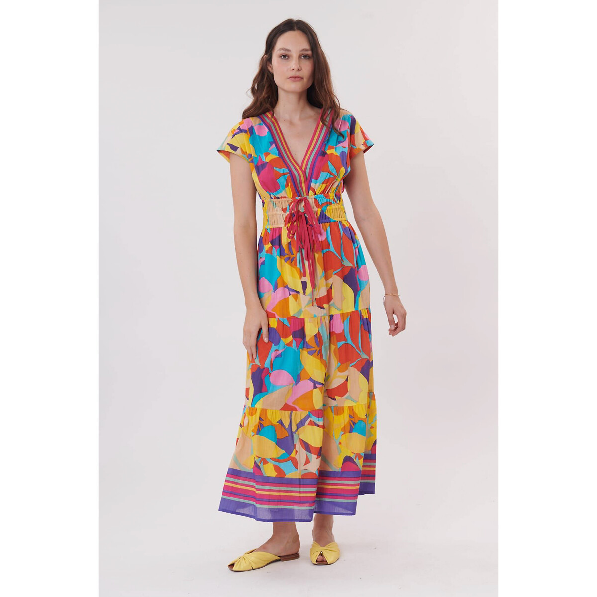 Платье длинное Totem  L разноцветный LaRedoute, размер L
