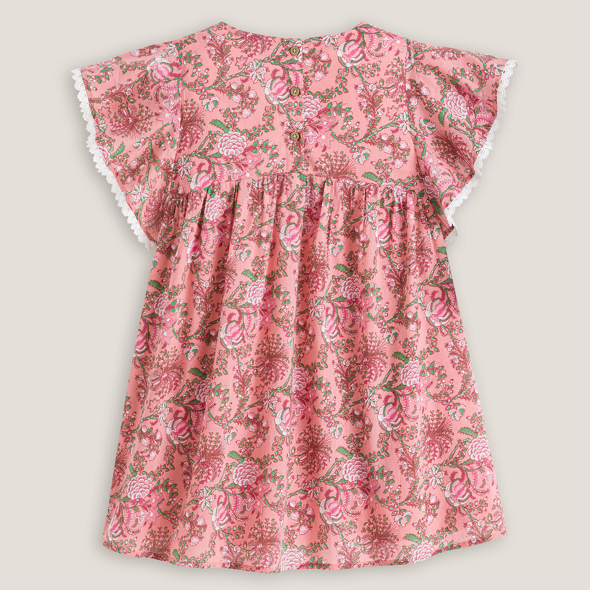 Платье LOUISE MISHA X LA REDOUTE COLLECTIONS С короткими рукавами и принтом 314 лет 12 лет -150 см розовый, размер 12 лет -150 см - фото 3