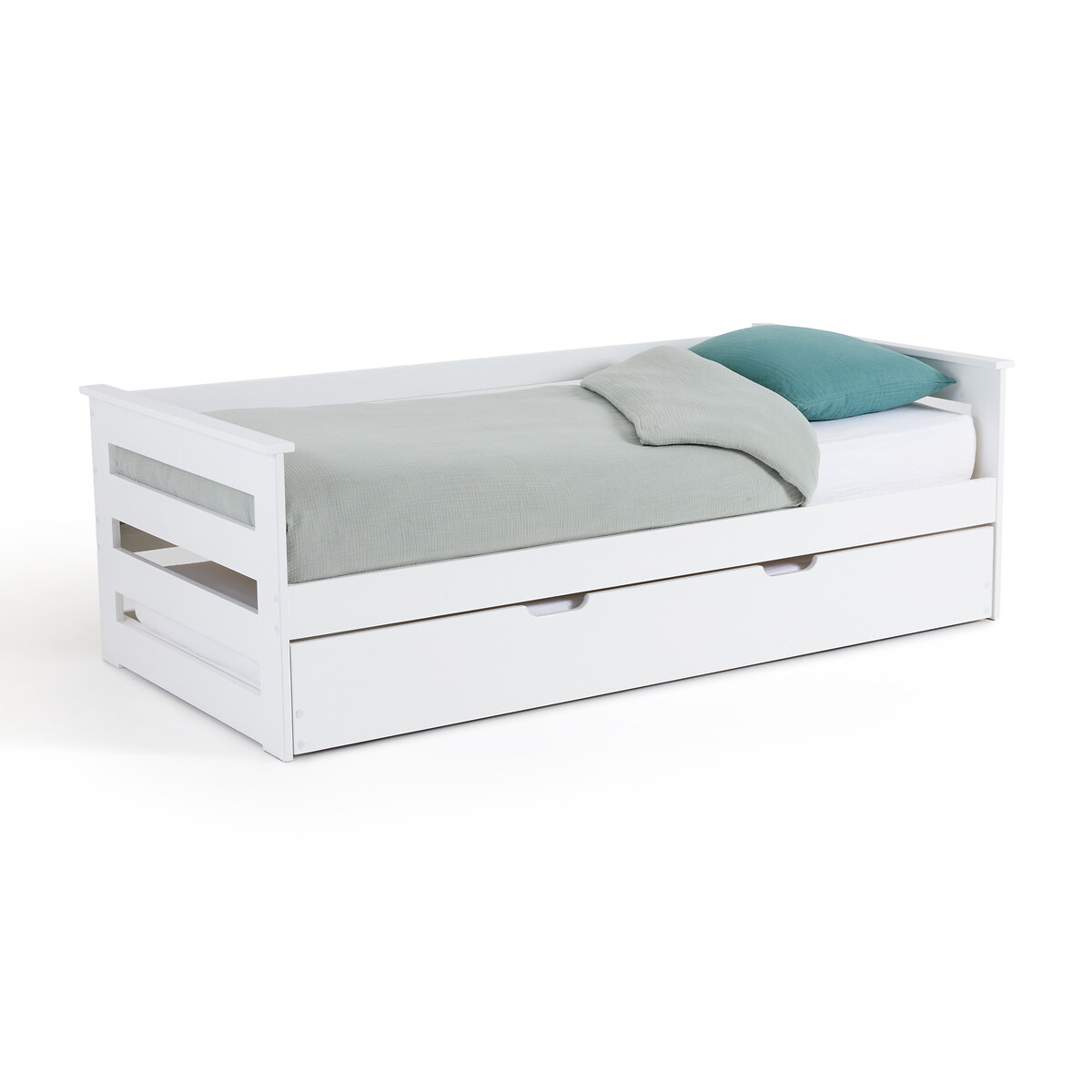Кровать Двухъярусная из сосны ELLIS 90 x 190 см белый