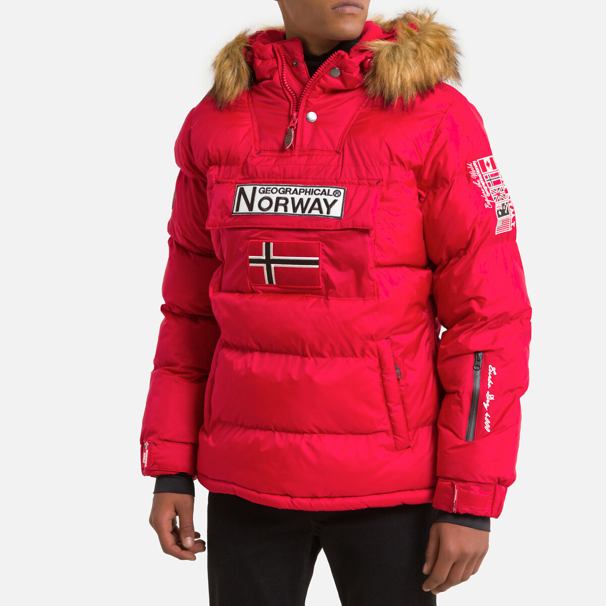 Куртка La Redoute Стеганая утепленая Bilboquet S красный, размер S