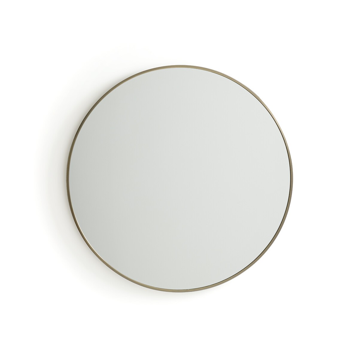 Круглое зеркало в латунной раме 80 см Caligone единый размер золотистый зеркало чародейки круглое диаметр 60 см samantha единый размер золотистый