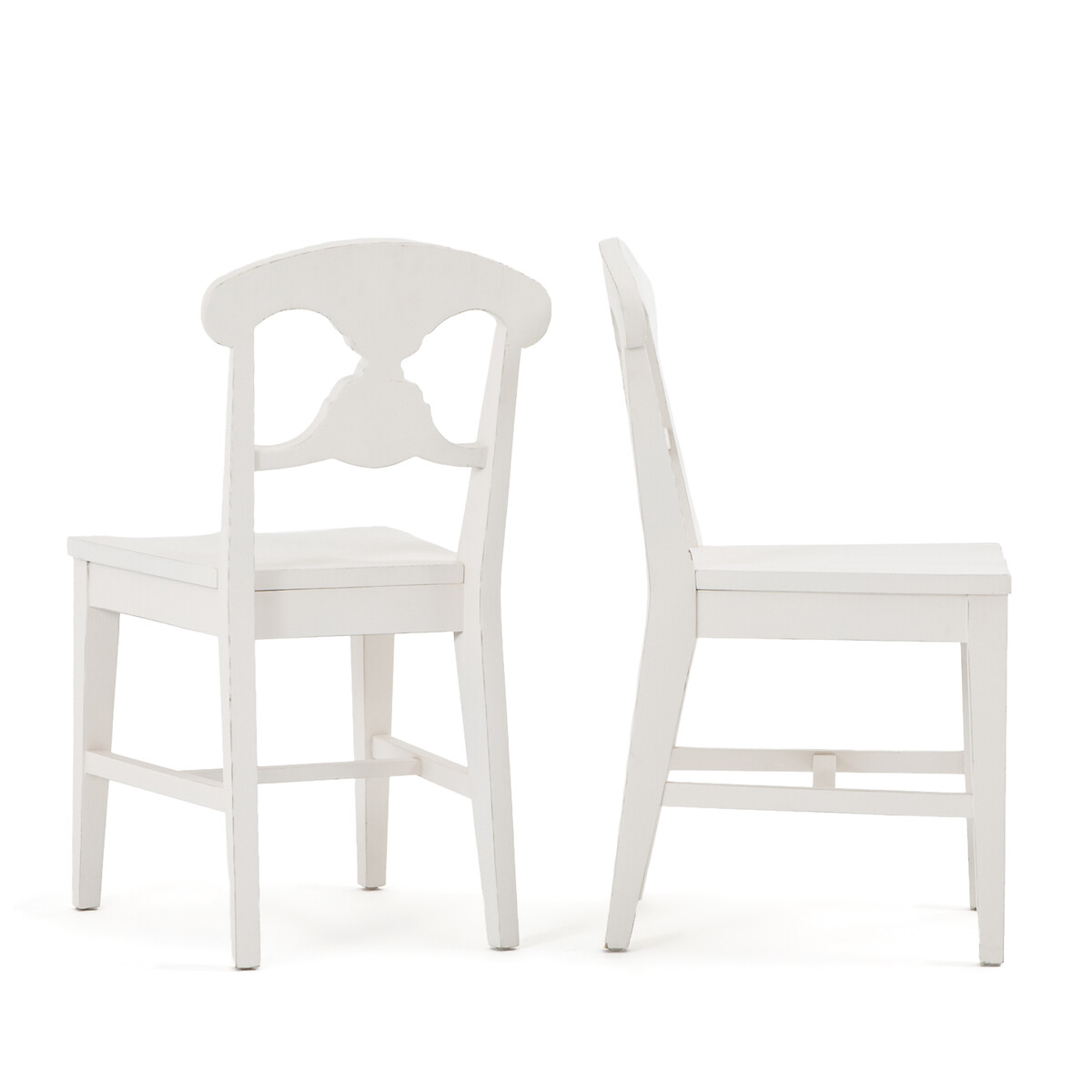 Комплект из двух стульев с Эффектом старины Swedish единый размер белый LaRedoute - фото 2
