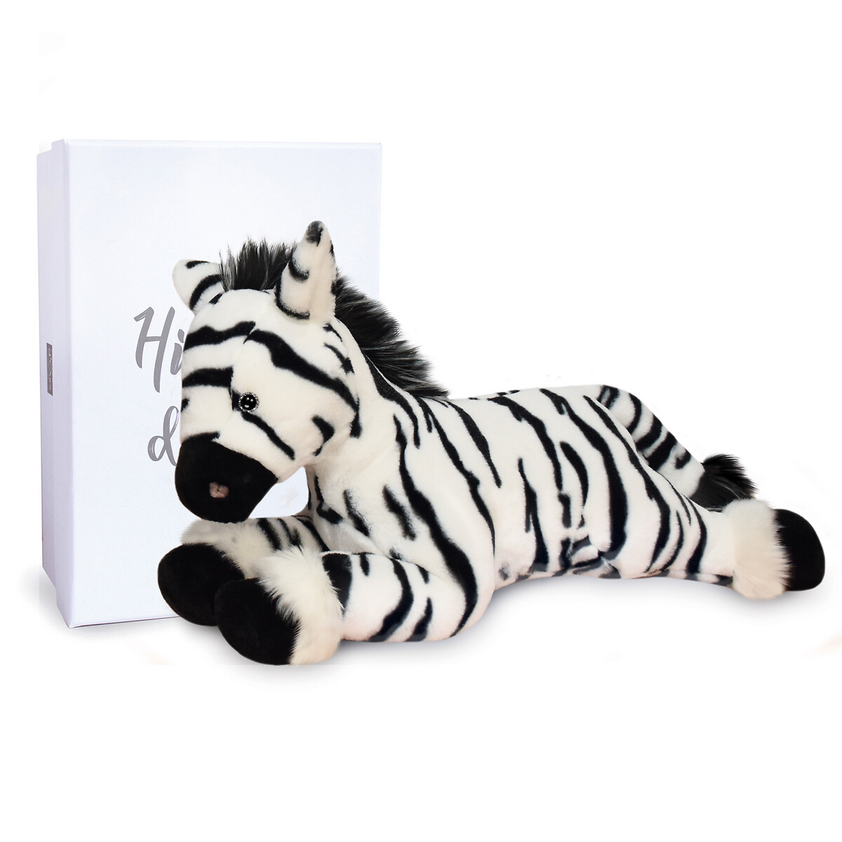 Histoire Dours Peluche Zephir, a zebra, 35 cm